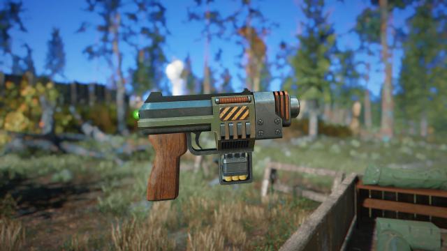 Discharger Laser Pistol - A Dak Energy Weapon for Fallout 4