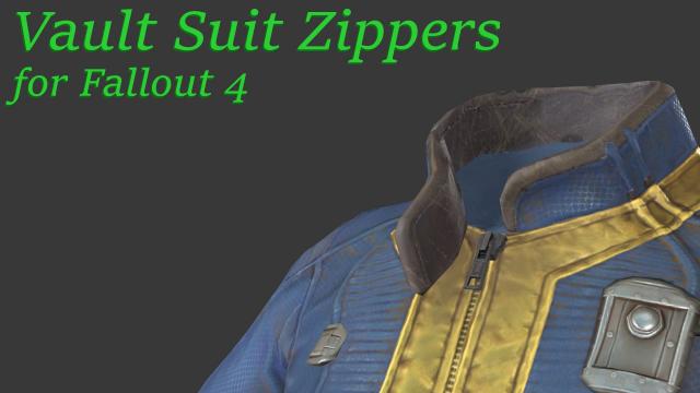 Vault Suit Zipper для Fallout 4