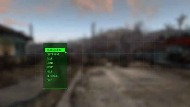 Mod Configuration Menu для Fallout 4