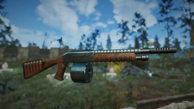 The Riot Shotgun - Fallout New Vegas для Fallout 4