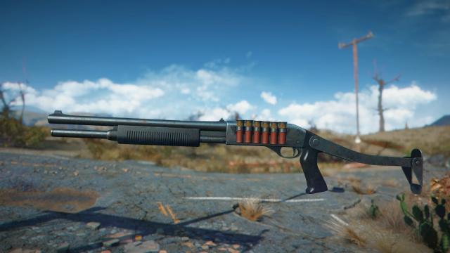 Police Shotgun (Remington 870) - Commonwealth Weaponry Expansion для Fallout 4