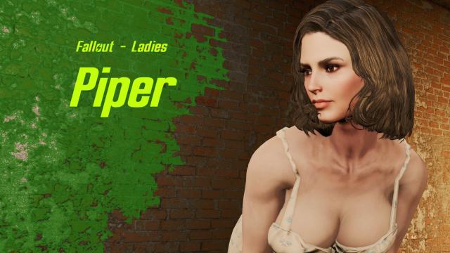 Очаровательная Пайпер / A Curious Beauty - Piper (HiPoly) Replacer by LamaKreis для Fallout 4