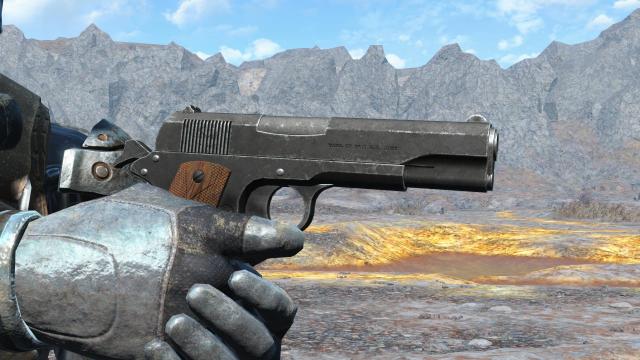 Cavalry Pistol (Colt M1911 - New Vegas .45 Auto Pistol) for Fallout 4