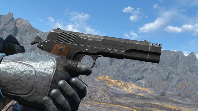 Cavalry Pistol (Colt M1911 - New Vegas .45 Auto Pistol) for Fallout 4