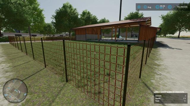 Large Sheep Barn for Farming Simulator 22