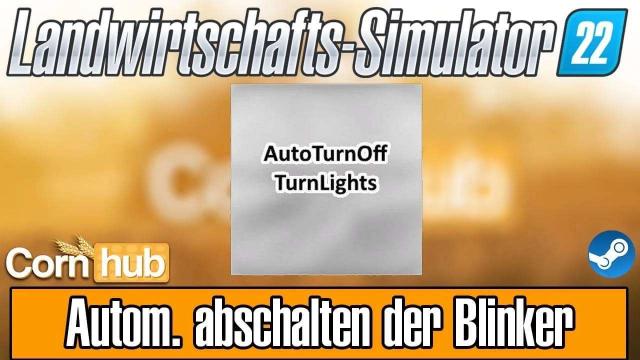 Auto turn off turn lights for Farming Simulator 22