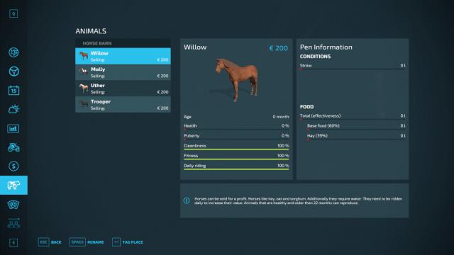 Horsehelper для Farming Simulator 22