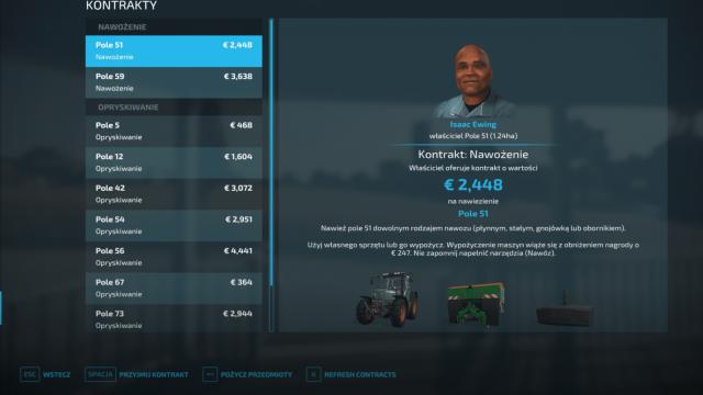 Refresh Contracts for Farming Simulator 22