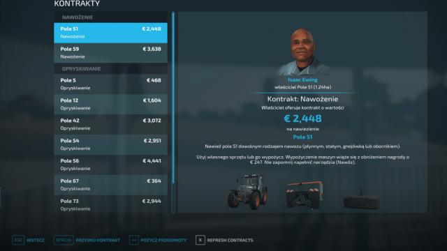 Refresh Contracts for Farming Simulator 22