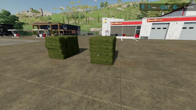 Buyable Small Square Bales для Farming Simulator 22