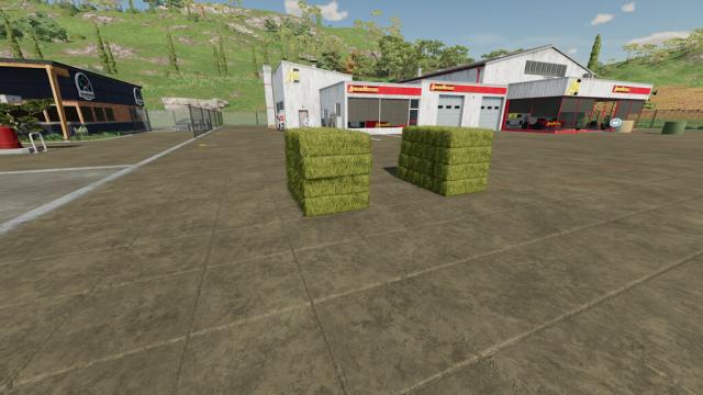 Buyable Small Square Bales for Farming Simulator 22