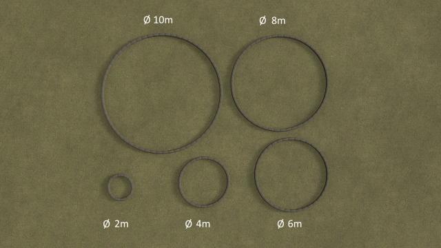 Concrete Ring Pack для Farming Simulator 25