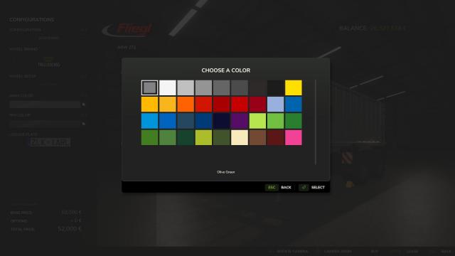 Fliegl Gigant (choice of colors) for Farming Simulator 25