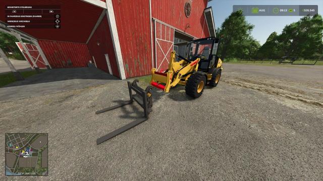 Pallet fork with tension straps для Farming Simulator 25