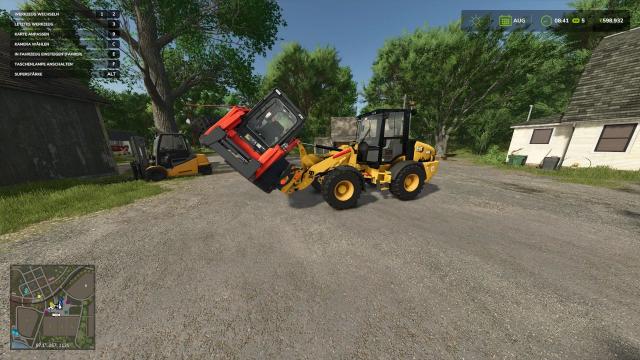 Pallet fork with tension straps для Farming Simulator 25