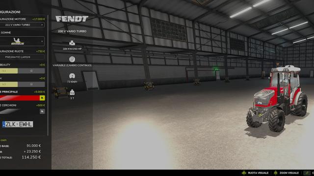 Fendt 200 Vario Turbo для Farming Simulator 25