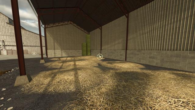 Bale and pallet sheds for Farming Simulator 25