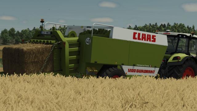 Claas Quadrant 1200 для Farming Simulator 25