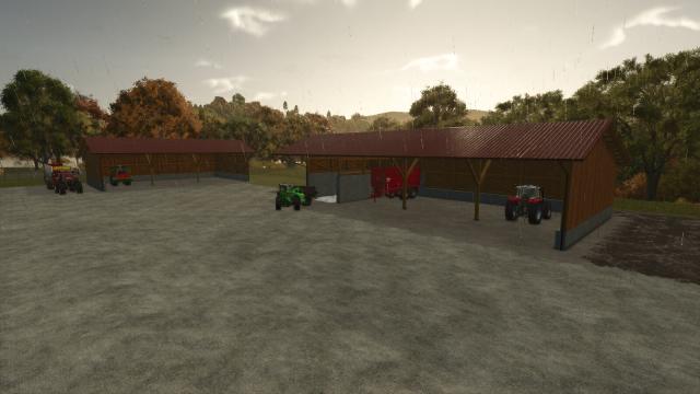 Wood Shelter Set for Farming Simulator 25