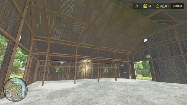 Old Barn and ruin for Farming Simulator 25