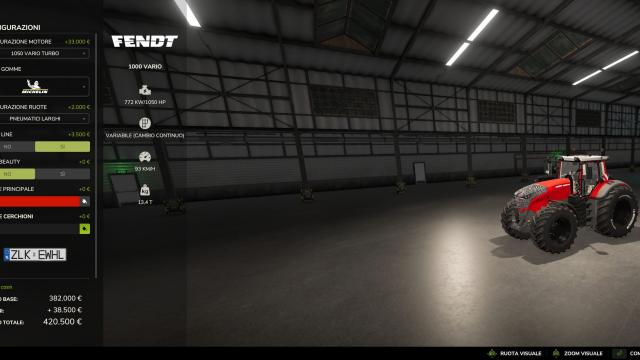 Fendt 1000 Vario Turbo for Farming Simulator 25