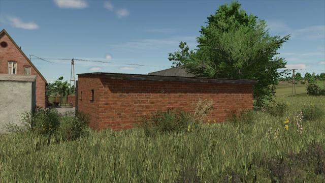 Old Brick Garage for Farming Simulator 25