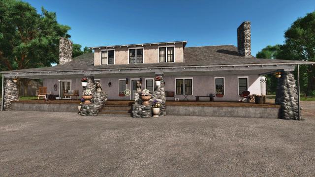 Retextured Farm Buildings for Farming Simulator 25
