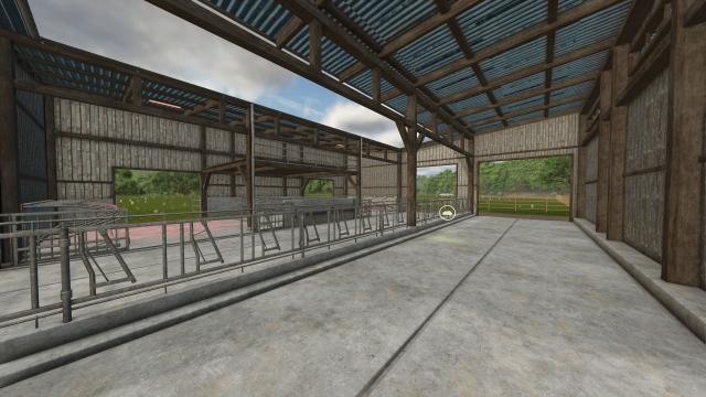 Barn with pasture for Farming Simulator 25