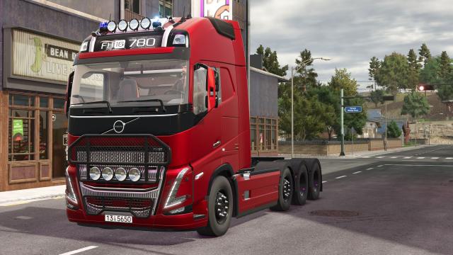 Volvo fire department for Farming Simulator 25
