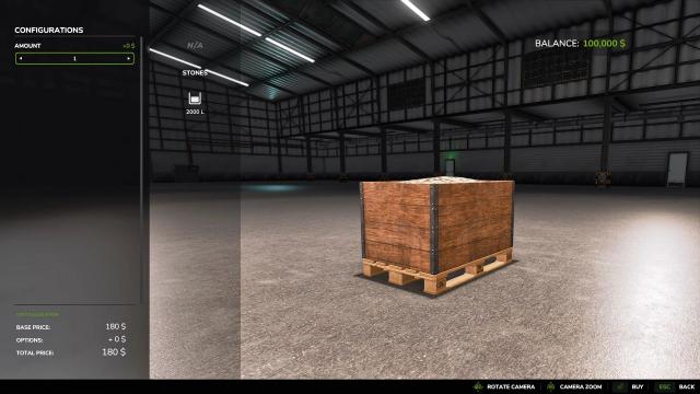 Stone Pallets for Farming Simulator 25