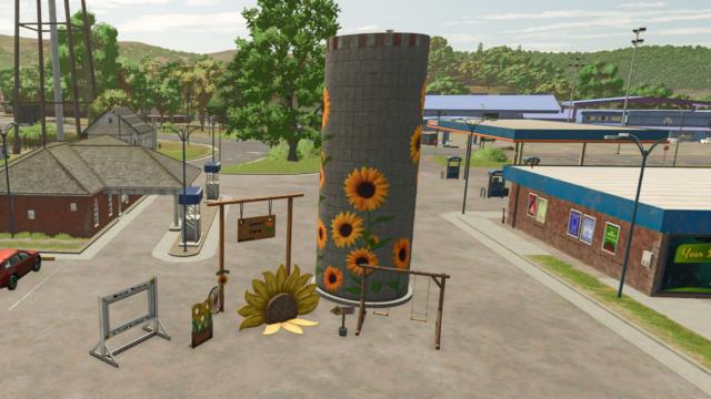 Riverbend Springs Props для Farming Simulator 25