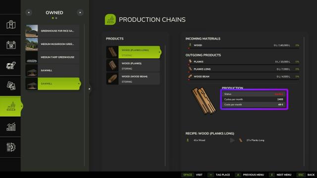 Small fast sawmill for Farming Simulator 25