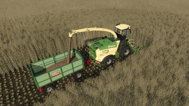Krone X-Collect 900 for sugar cane and poplars for Farming Simulator 25