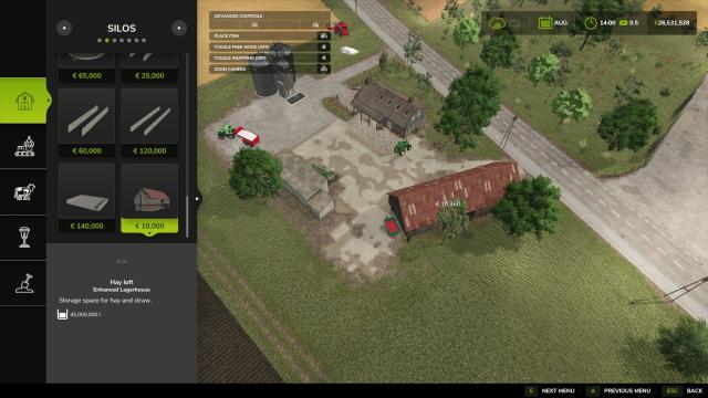 Hay barn (Multifruits45,000,000L) for Farming Simulator 25