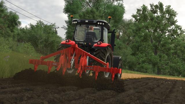 Kuhn DC 401 with plow function for Farming Simulator 25