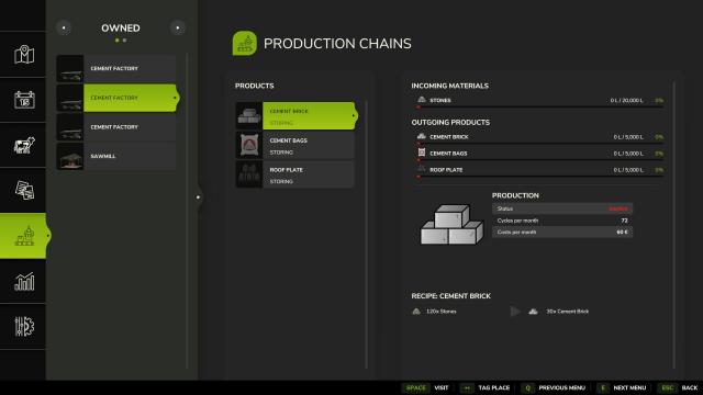 Cement Factory для Farming Simulator 25