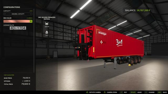 SKS 301050 PBS (100.000L) for Farming Simulator 25