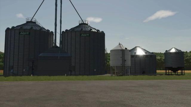 AGI Placeable Silos for Farming Simulator 25