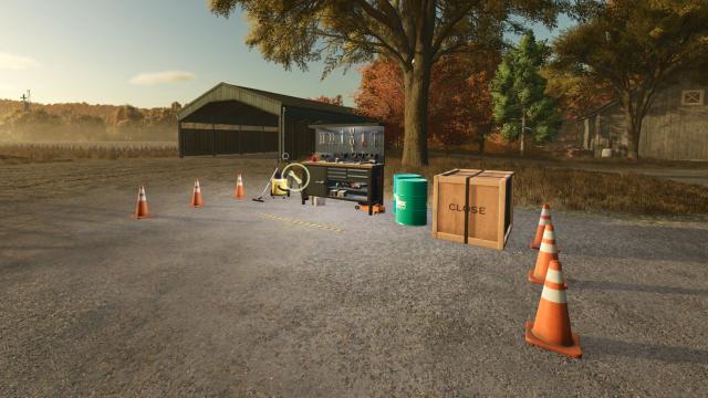 Workshop station для Farming Simulator 25