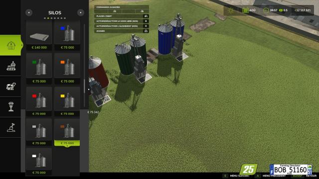 Mega Silo Multifruits для Farming Simulator 25