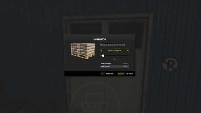Pallet store for Farming Simulator 25
