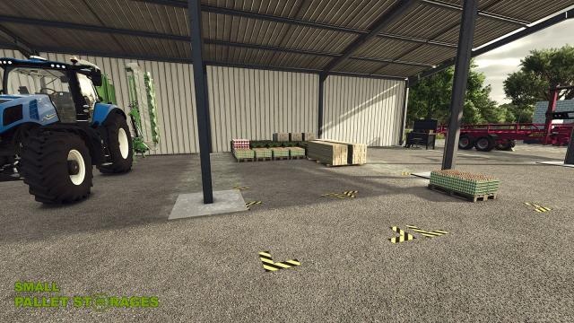 Small Pallet Storages для Farming Simulator 25