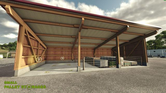 Small Pallet Storages для Farming Simulator 25