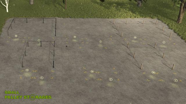 Small Pallet Storages для Farming Simulator 25