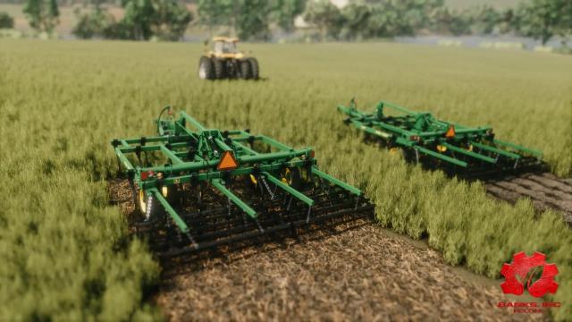 John Deere 980 cultivator Edit for Farming Simulator 25