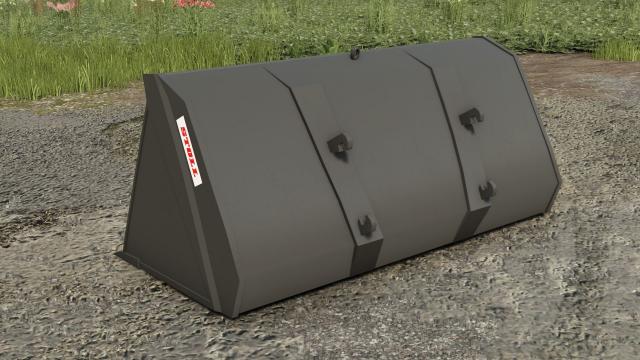 Stoll Robust S front loader shovel for Farming Simulator 25