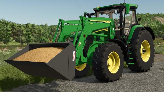 Stoll Robust S front loader shovel for Farming Simulator 25