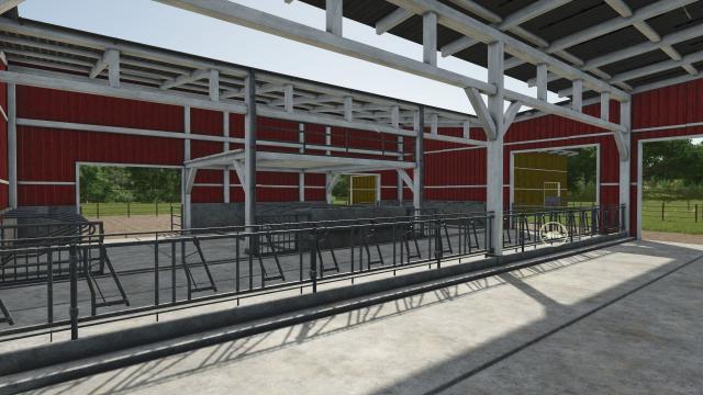 Red cow stall для Farming Simulator 25