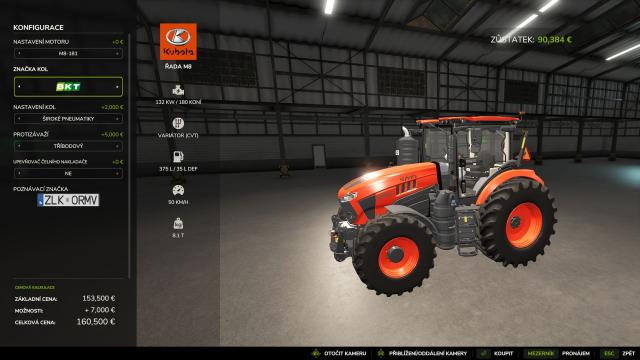 Kubota M8 Series for Farming Simulator 25