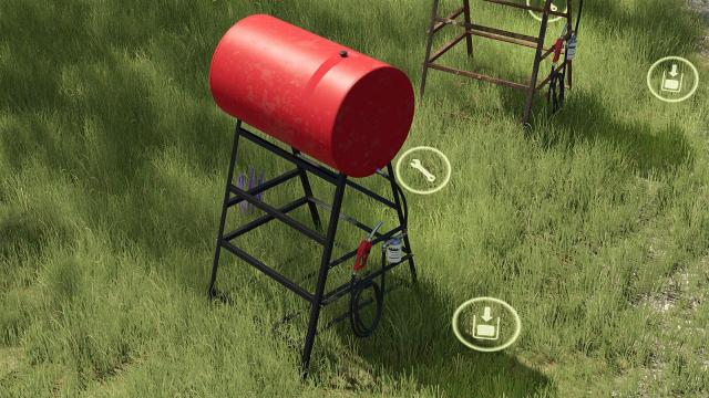 Small Gravity Fuel Tank for Farming Simulator 25